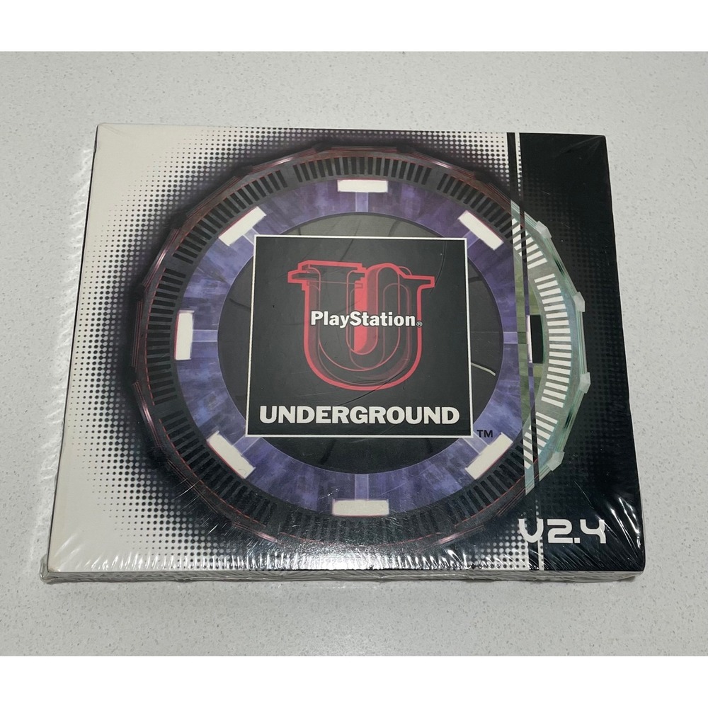 Sony PlayStation Underground V2.4 CD Magazine PS1 Demo Disc Factory Sealed NEW